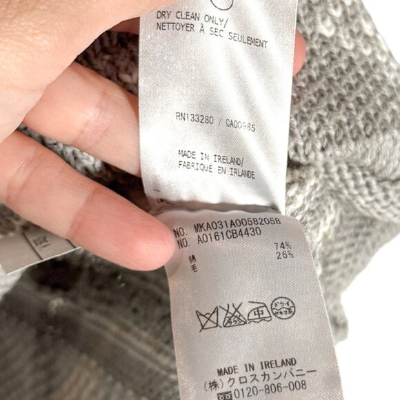 Thom Browne 4-Bar Grey Striped Nautical Theme Crewneck Sweater - Picture 8 of 8